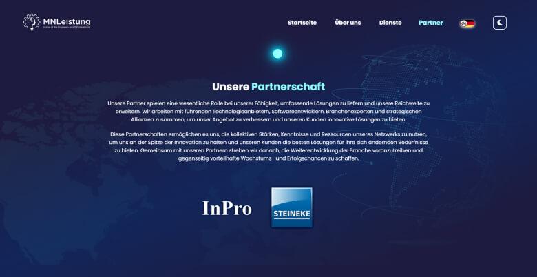 Partner page DE