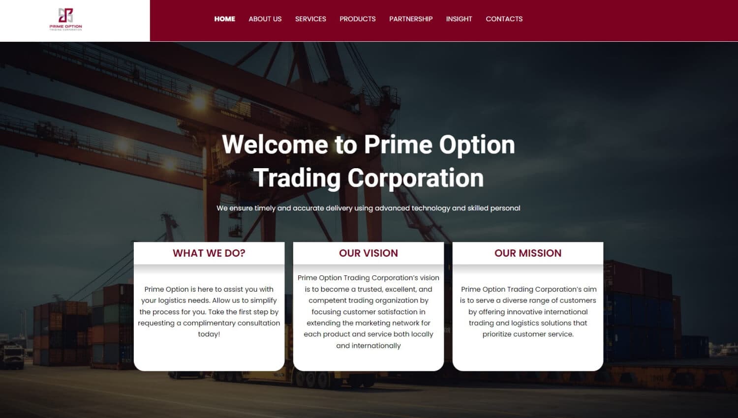 Prime Option Trading Corporation